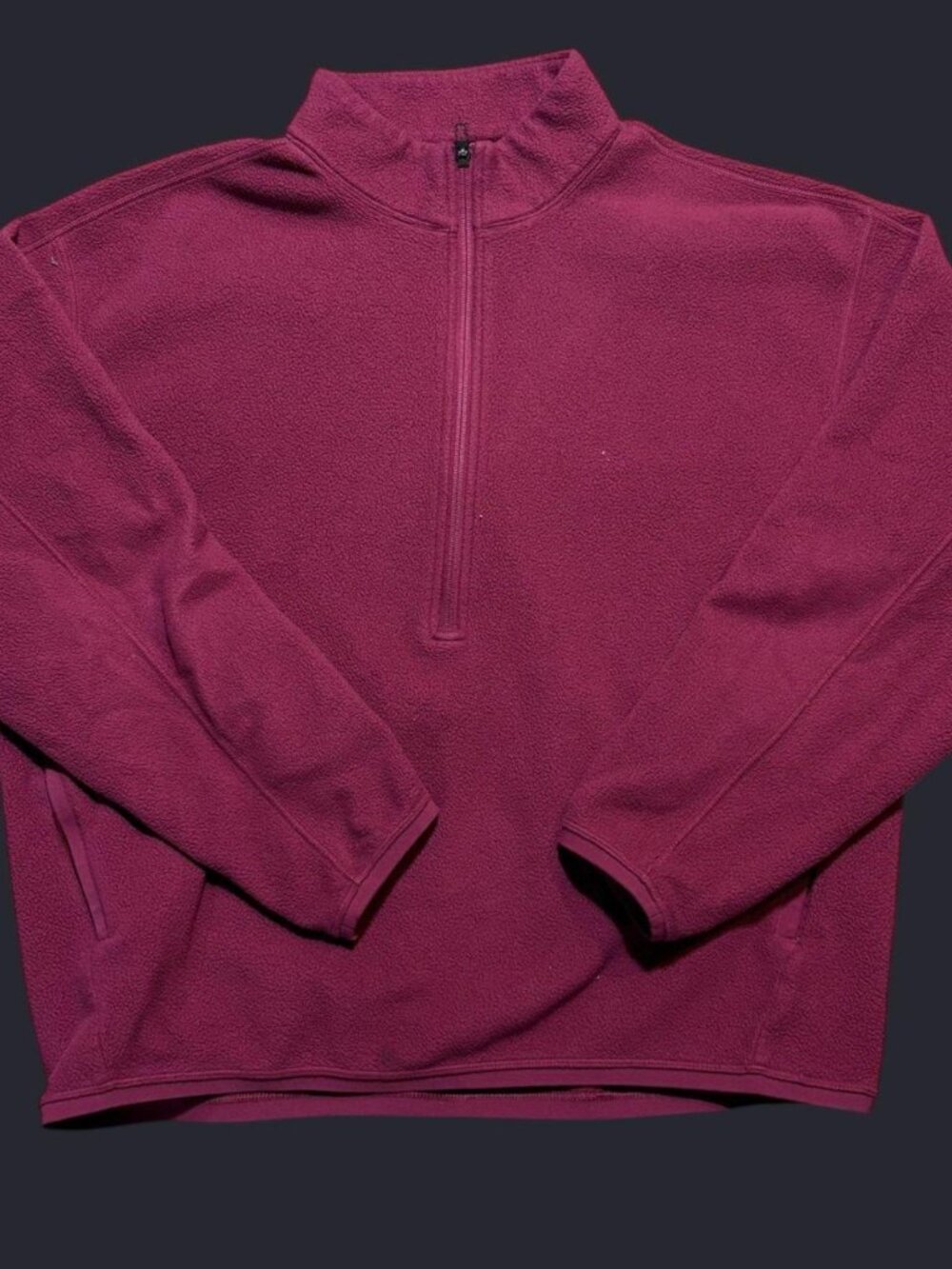 Lululemon Burgundy Half-Zip Fleece